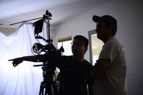 Robin Wang and Oscar Ramos in Graduation (2020)