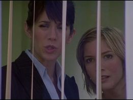 Caroline Catz and Lisa Faulkner in Murder in Suburbia (2004)