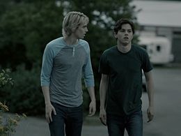 James Paxton and Tyler Young in Eyewitness (2016)