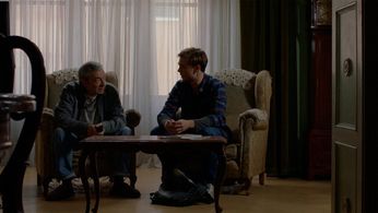 Boris Ruiz and Carlos Cuevas in Merlí (2015)