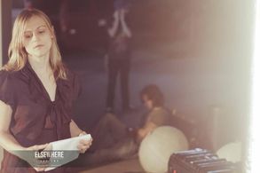 Shooting a scene from the film 