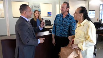 Paul Venier, Meghan Noone, Bobby Ciasulli, and Frank Modica in The Gilbert Diaries: The Movie (2023)