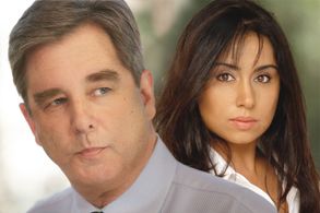 Beau Bridges, Namrata Singh Gujral publicity shot from Americanizing Shelley