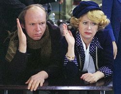 Andrey Myagkov and Svetlana Nemolyaeva in The Garage (1980)