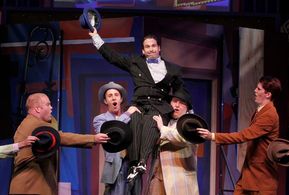 Nathan as Nathan Detroit in the 2010 production of Guys and Dolls with Tent Theatre in Springfield, MO.