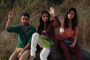 Saheb Bhattacharjee, Mimi Chakraborty, and Tridha Choudhury in Khaad (2014)