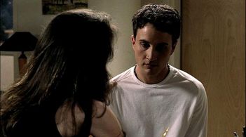 Lisa Brenner and Dublin James Wahlberg in CSI: Crime Scene Investigation (2000)