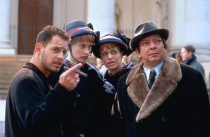 Moritz Bleibtreu, Heike Makatsch, Lea Mornar, and Heribert Sasse in Love Your Neighbour! (1998)