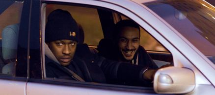 Skepta as 'Leon' and Aymen Hamdouchi as 'Junior' in 