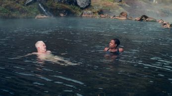 Paul Eenhoorn and Alice Olivia Clarke in Land Ho! (2014)