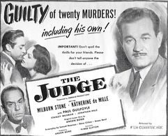 Paul Guilfoyle, Katherine DeMille, Milburn Stone, and Stanley Waxman in The Judge (1949)
