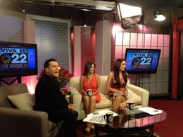 Jo Blanco at MundoFox morning show