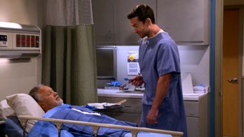 Jean Glaudé with Tom Ainsley in How I Met Your Father, Season 2, Episode 8, 