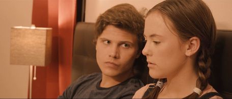Ashlyn Jade Lopez and Clayton Royal Johnson in Caleb (2018)