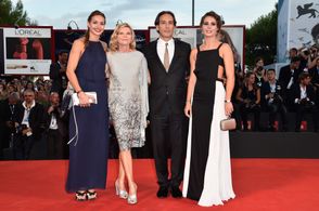 Alexandre Desplat, Dominique Lemonnier, and Antonia Desplat at an event for Three Hearts (2011)