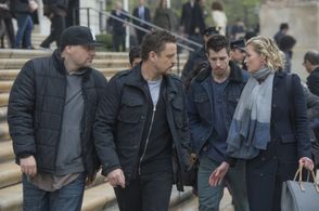 Gretchen Mol, David Lyons, Patrick Murney, and Beau Knapp in Seven Seconds (2018)