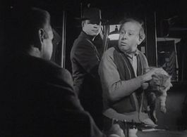 Hal Baylor, Percy Helton, and Sonny Tufts in The Crooked Way (1949)