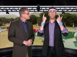 John Henson and John Anderson in Wipeout (2008)