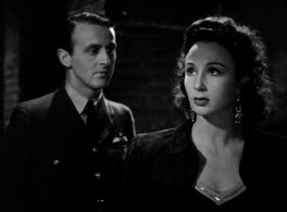 Hugh Burden and Googie Withers in One of Our Aircraft Is Missing (1942)