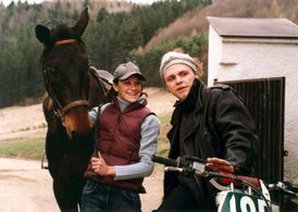Ivana Skarková and Rostislav Novák Jr. in Ranc U Zelené sedmy (1996)