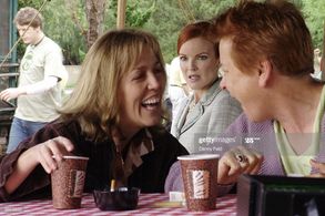 Marcia Cross, Sandy Martin, and Rochelle Robinson in Desperate Housewives (2004)