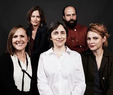 (R-L) Molly Shannon, Susan Ziegler, Brett Gelman, Amy Seimetz