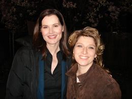 Geena Davis and Liz Larsen