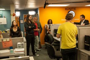 Lauren Parkinson, Tamas Birinyi, Mars Roberge, Scott E. Myers, Princess Frank, and Aaron Tyler Rosenberg in Scumbag (201