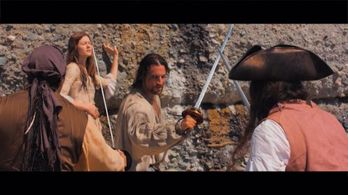 Still shot from the film A Pirate's Tale.