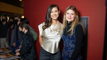 Katie Burgess and Connie Franklin in The Sneak Over (2020)