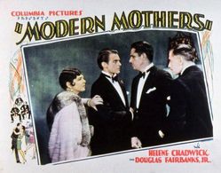 Douglas Fairbanks Jr., Helene Chadwick, and Alan Roscoe in Modern Mothers (1928)