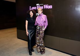 NEW YORK, NEW YORK - NOVEMBER 09: (L-R) Sarah Rodriguez and Hannah Olson attend the NY Premiere Screening of 