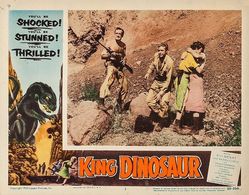 William Bryant, Wanda Curtis, Patti Gallagher, and Douglas Henderson in King Dinosaur (1955)