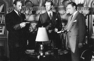 Guillermo Battaglia, Eduardo Cuitiño, and Ignacio de Soroa in Los verdes paraísos (1947)
