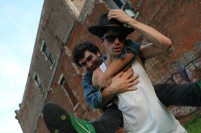 Dave Davis and Owen Legendre of the BARE HANDED BEAR HANDLERS