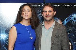 Roberto Orci and Gigi Pritzker at an event for Ender's Game (2013)