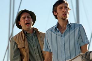 Joel David Moore and Adam Kulbersh in The Hottie & the Nottie (2008)