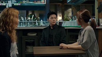 Park Bo-young, Jo Jung-Suk, and Seul-gi Kim in Oh My Ghost (2015)