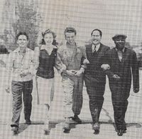 Frankie Darro, Marcia Mae Jones, Keye Luke, Jackie Moran, and Mantan Moreland in The Gang's All Here (1941)