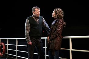 Amy Brenneman and Christopher Eccleston in The Leftovers (2014)