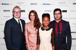 Jason Micallef, Jim Field Smith, Ashley Greene, Yara Shahidi, and Jason Micallef at an event for Butter (2011)