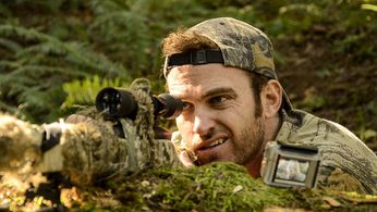 Kenny Wayne (Zack Gold) tracks a mysterious buck in The Last Buck Hunt