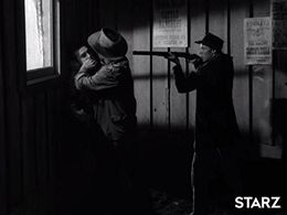 John Crawford, Richard Rust, and Dennis Weaver in Gunsmoke (1955)