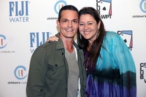 Billy Gallo and Camryn Manheim at 3rd Annual Poker Tournament for the Children's Institute