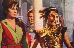 Jack Palance and Antonella Lualdi in The Mongols (1961)