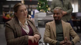 Michael Obiora and Jaicy Elliot in Joyeux Noel