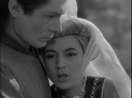 Marie Déa and Alain Cuny in Les Visiteurs du Soir (1942)