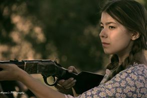 Behind the scenes of Chanel Marriott in The Last Request Of Sheriff Johnson