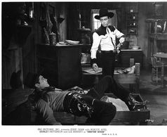 Lee Bennett and Eddie Dean in Driftin' River (1946)