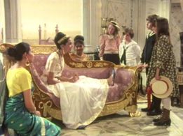 Jane Forster, Max Harris, Tamzin Neville, and Gary Russell in The Phoenix and the Carpet (1976)